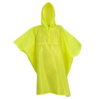 Cape de pluie jaune fluo