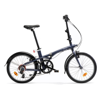 Vélo pliant TILT 500, bleu foncé - BTWIN
